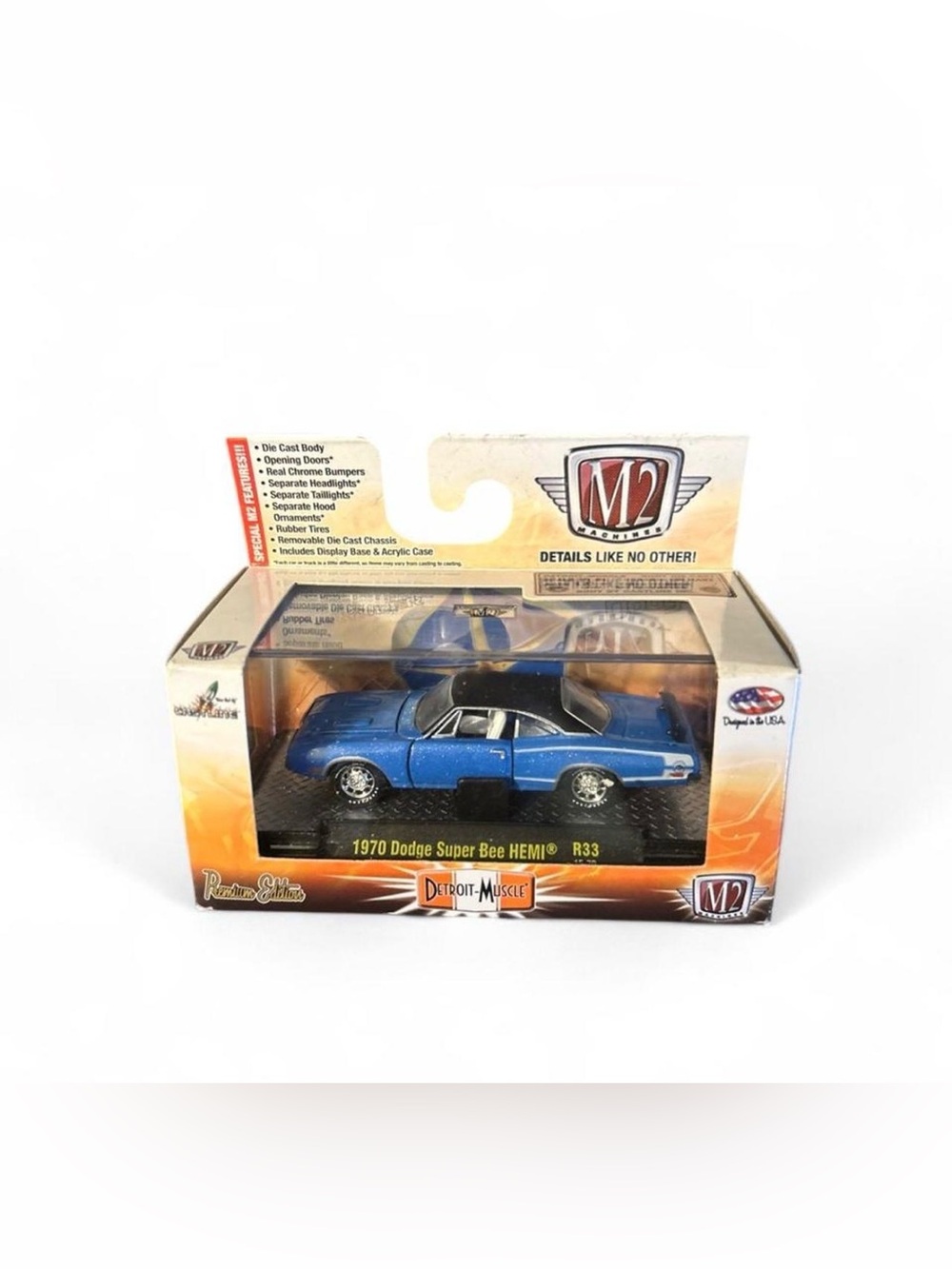 M2 Machines Detroit-Muscle 1970 Dodge Super Bee HEMI R33 15-70
